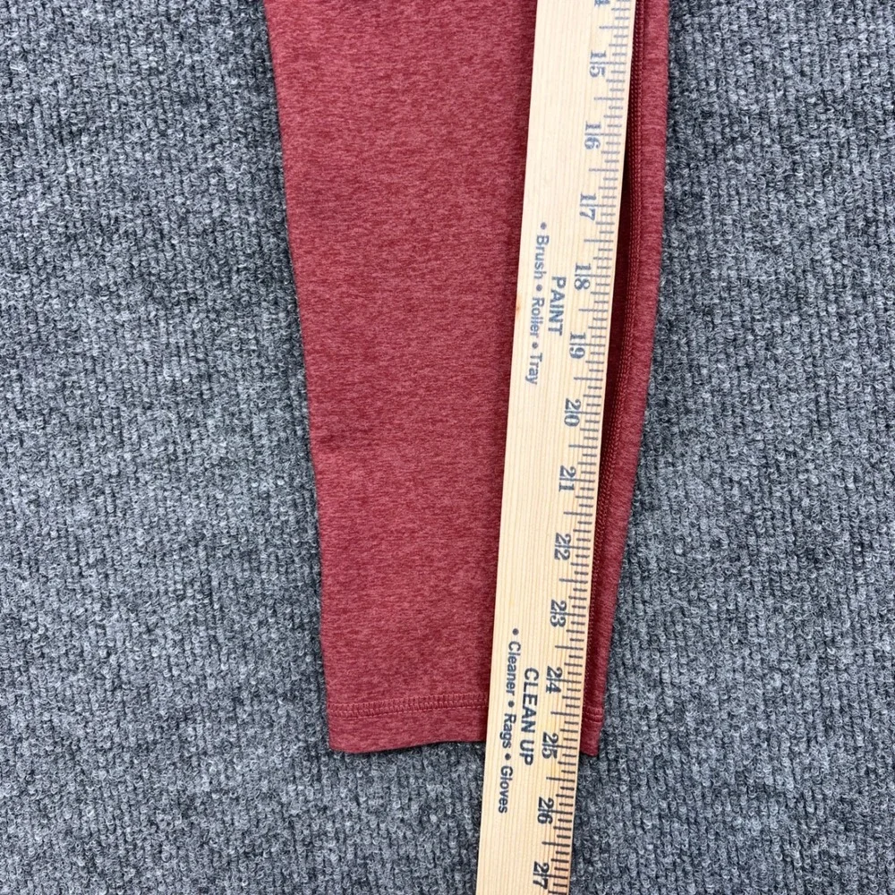 Old Navy Leggings Womens M Rust Coral Go Dry Cloud Activewear Yoga Gym Workout